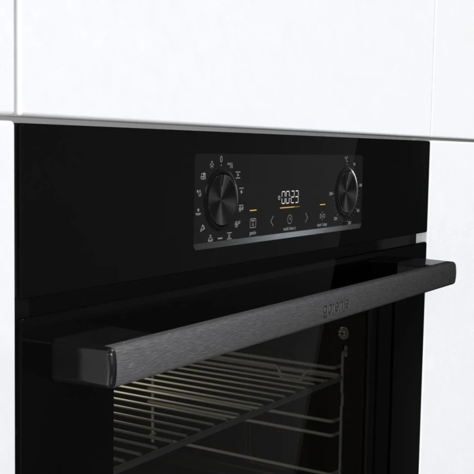 Духовой шкаф Электрический Gorenje BOS6737E06FBG черный  