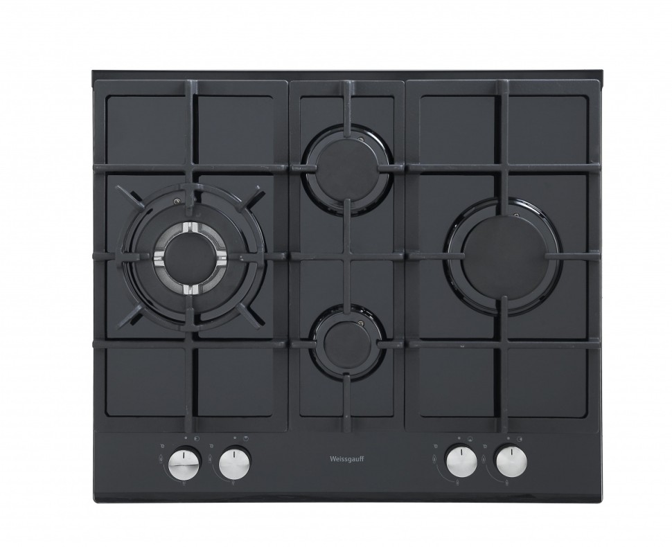 Газовая варочная поверхность Weissgauff HGRG 641 BG черный