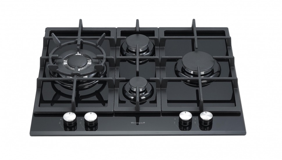 Газовая варочная поверхность Weissgauff HGRG 641 BG черный