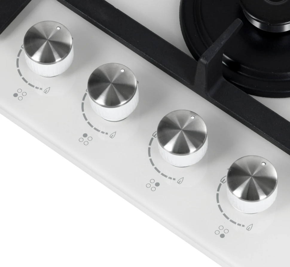 Газовая варочная поверхность Hyundai HHG 6436 WG белый