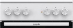 Плита Электрическая Gorenje Essential GEC5A41WG белый/черный стеклокерамика