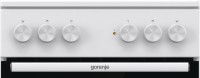 Плита Электрическая Gorenje Essential GEC5A41WG белый/черный стеклокерамика