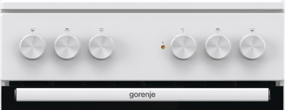 Плита Электрическая Gorenje Essential GEC5A41WG белый/черный стеклокерамика