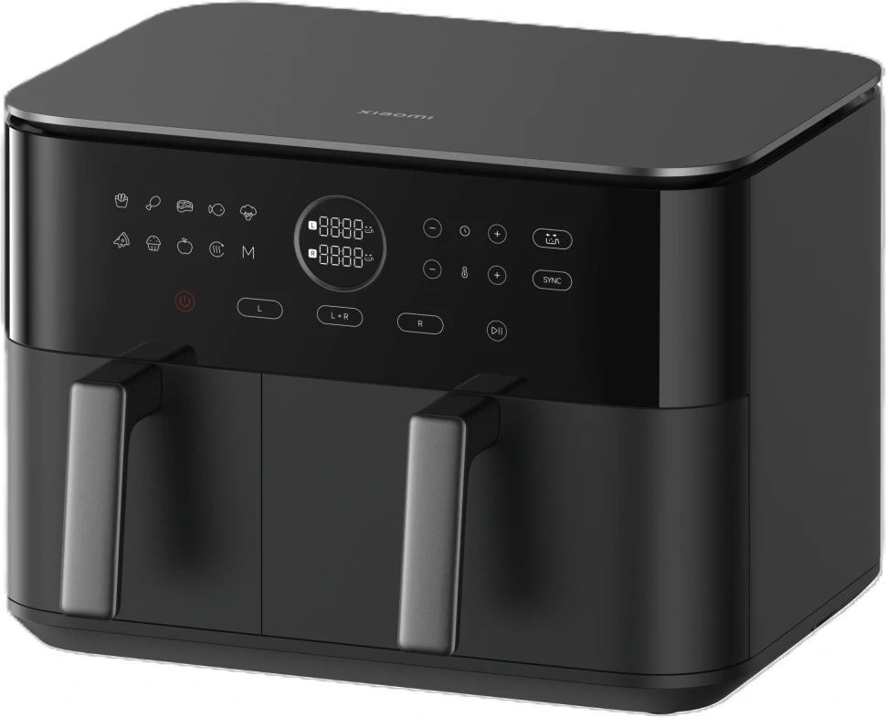 Аэрогриль Xiaomi Dual Zone Air Fryer 10L EU 10л 2700Вт черный (BHR07SGEU)