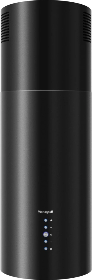 Вытяжка каминная Weissgauff Tubus 1406 Island черный управление: кнопочное (1 мотор)