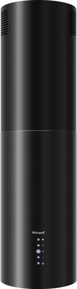 Вытяжка каминная Weissgauff Tubus 1406 Island черный управление: кнопочное (1 мотор)