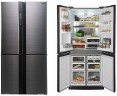 Холодильник трехкамерный Sharp SJ-EX98FSL Hybrid Cooling  