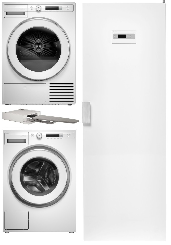 Комплект Asko Classic 7: W1084BW + T108HBW + HI150W + DC7784V.W  