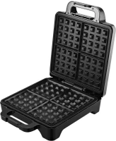 Вафельница Kitfort КТ-4673 1600Вт черный/серебристый