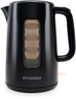 Чайник электрический Hyundai HYK-P2501 2.5л. 2200Вт черный корпус: пластик