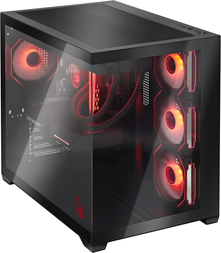 ПК Bloody BD-PC RAB84V2 TWR Ryzen 7 7700 (3.8) 32Gb SSD1Tb RTX5060TI 8Gb Windows 11 Home 64 2.5xGbitEth 750W черный (RUS) (2142127)  