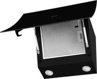 Вытяжка каминная Weissgauff Merga 60 BL черный управление: сенсорное (1 мотор)