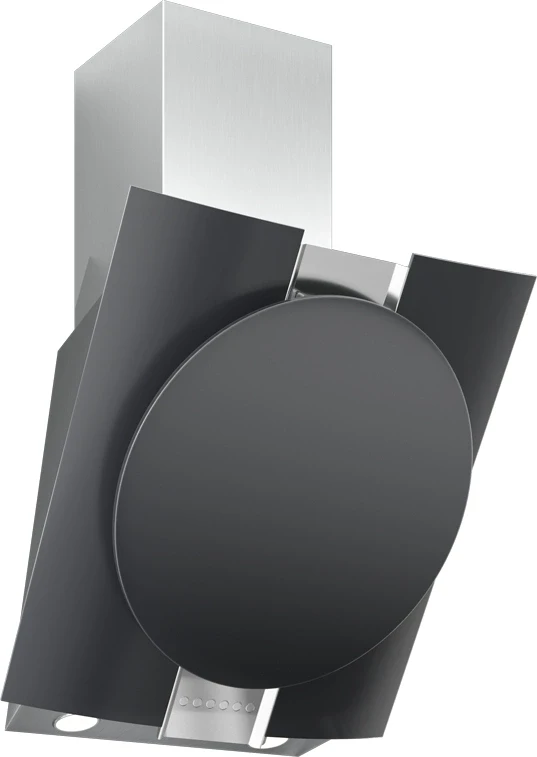Вытяжка каминная Elikor Графит 80Н-700-Э4Д нержавеющая сталь/черное стекло управление: электронное (1 мотор)