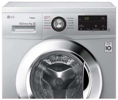 Стиральная машина LG Steam F2J3HS4L, серебристый  