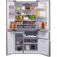 Холодильник трехкамерный Sharp SJ-EX98FBE Hybrid Cooling