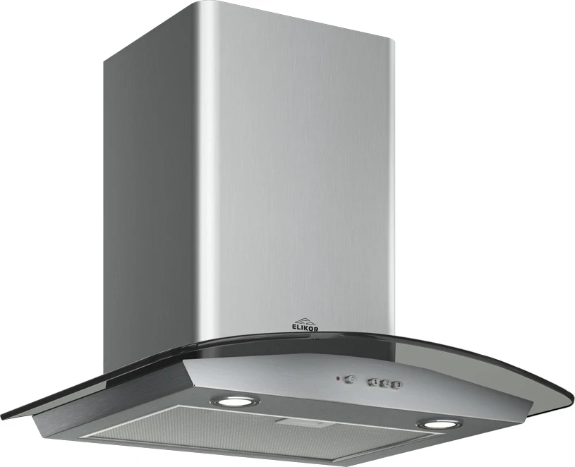 Вытяжка каминная Elikor Аметист 50Н-430-К3Д нержавеющая сталь управление: кнопочное (1 мотор)  