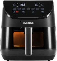 Аэрогриль Hyundai HYF-9090 1700Вт черный/черный