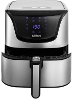 Аэрогриль Kitfort КТ-2232 1700Вт серебристый/черный