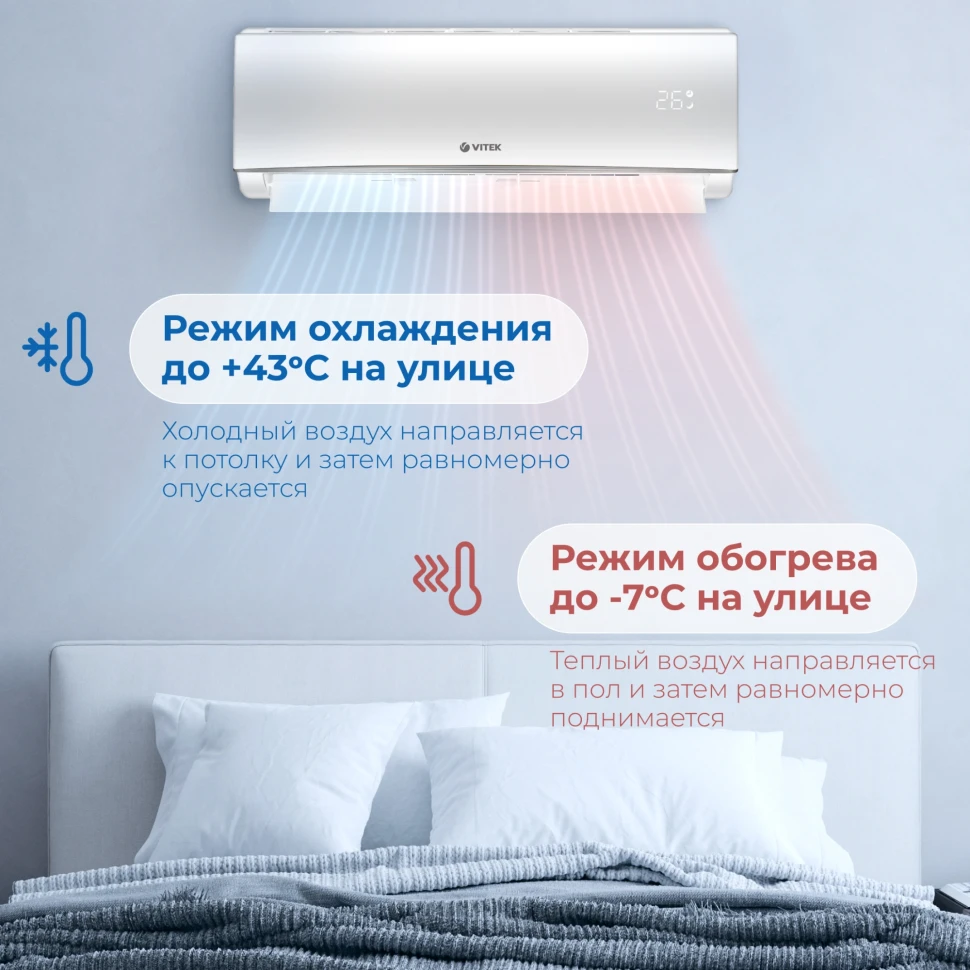 Сплит-система Vitek VT-2515 белый