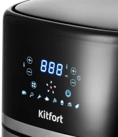 Аэрогриль Kitfort КТ-2221 1500Вт черный/серебристый