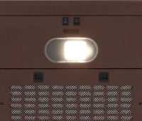 Вытяжка каминная Elikor Сатурн 50П-180-В1Л медный антик/золотистый управление: кнопочное (1 мотор)