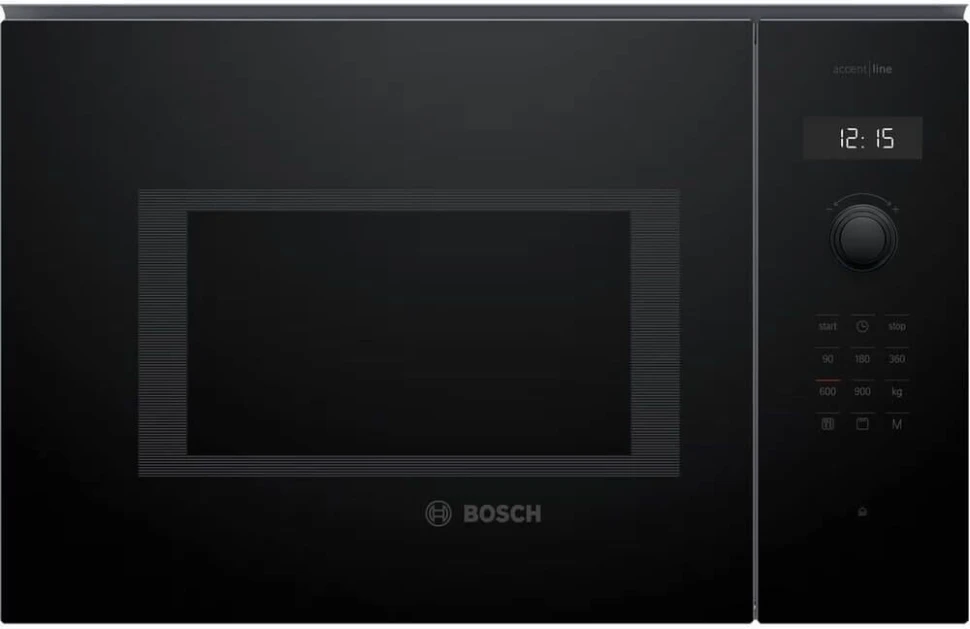 Микроволновая печь Bosch BEL454MB1F 25л. 900Вт черный (встраиваемая)  