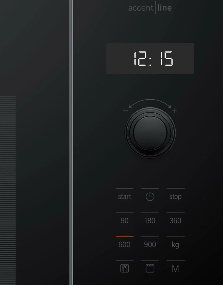 Микроволновая печь Bosch BEL454MB1F 25л. 900Вт черный (встраиваемая)  