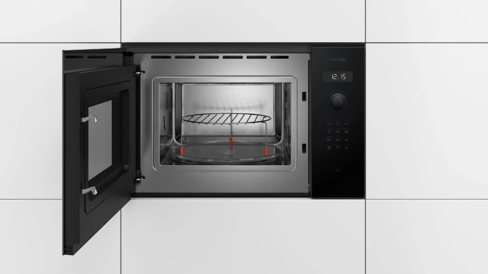 Микроволновая печь Bosch BEL454MB1F 25л. 900Вт черный (встраиваемая)  