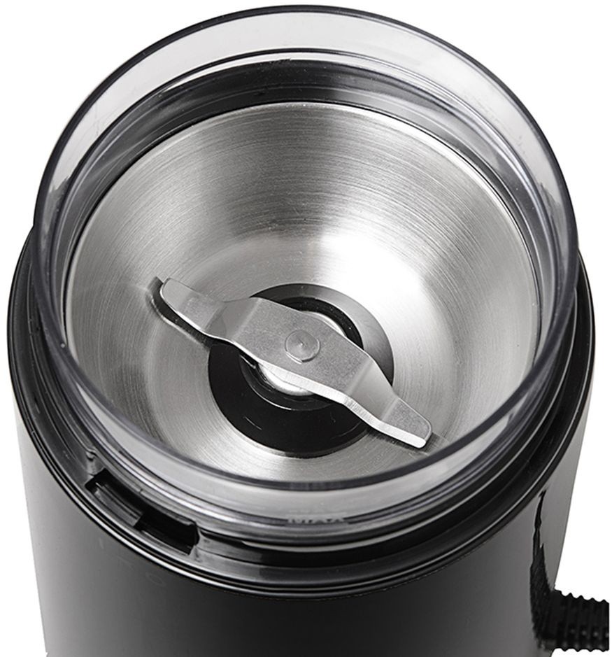 Кофемолка Kitfort КТ-1314 150Вт сист.помол.:ротац.нож вместим.:60гр черный  