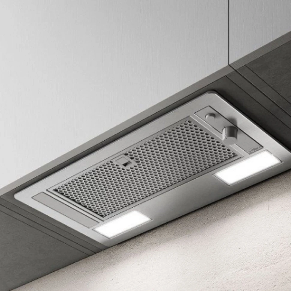 Вытяжка встраиваемая Elica Era S IX/A/52 нержавеющая сталь управление: поворотные переключатели (1 мотор)