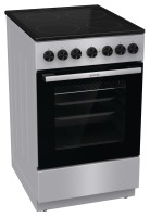 Плита Электрическая Gorenje GEC5B41SG серый стеклокерамика (без крышки)  