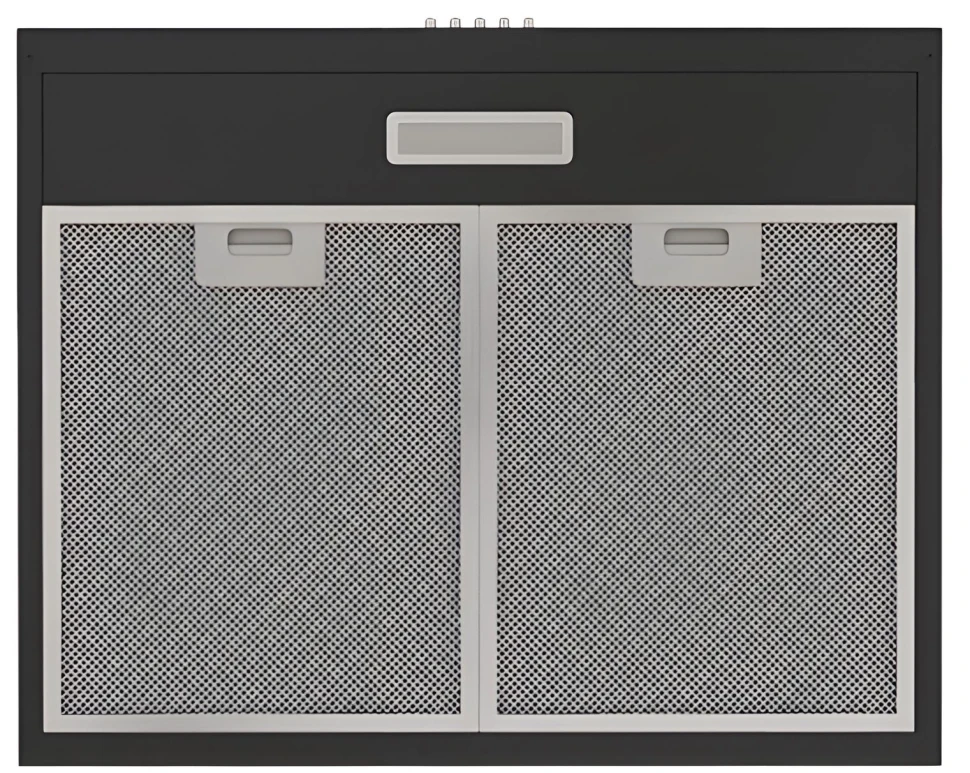 Вытяжка встраиваемая Elikor ECO BK 60 черный управление: кнопочное (2 мотора)  