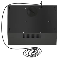 Вытяжка встраиваемая Elikor ECO BK 60 черный управление: кнопочное (2 мотора)