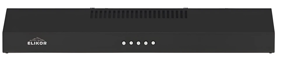 Вытяжка встраиваемая Elikor ECO BK 60 черный управление: кнопочное (2 мотора)  