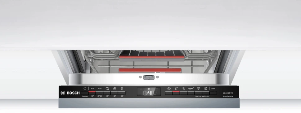Посудомоечная машина встраив. Bosch SPV4HMX55Q 2400Вт узкая инвертер