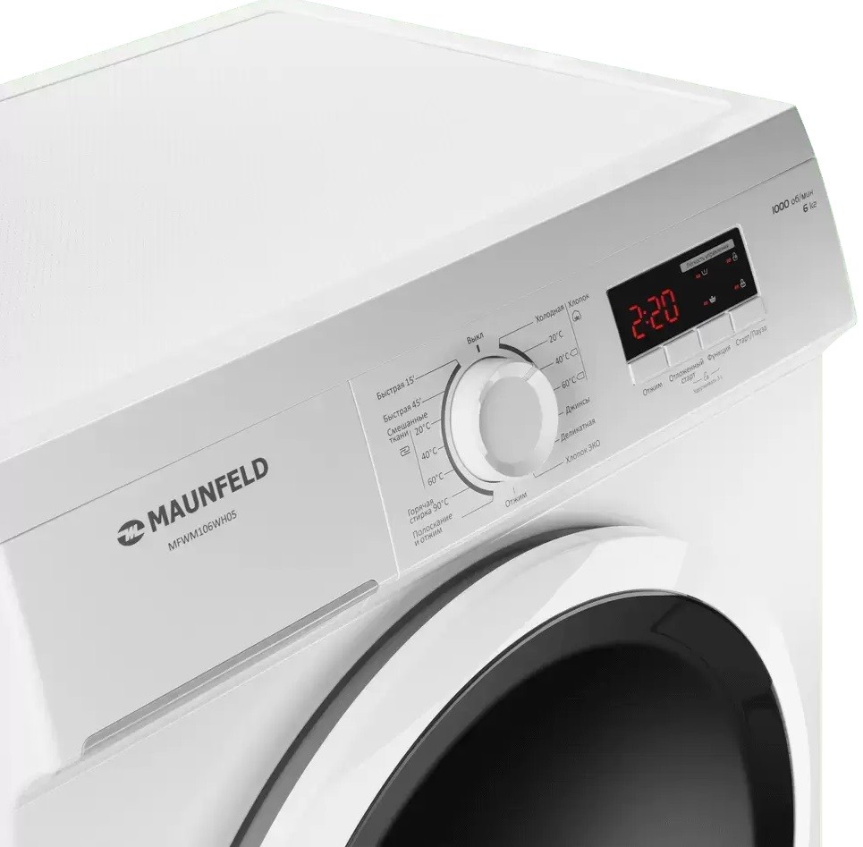 Стиральная машина узкая MAUNFELD MFWM106WH05