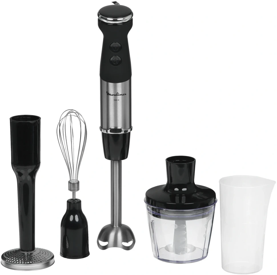 Блендер погружной Moulinex DD674810 1000Вт серебристый/черный