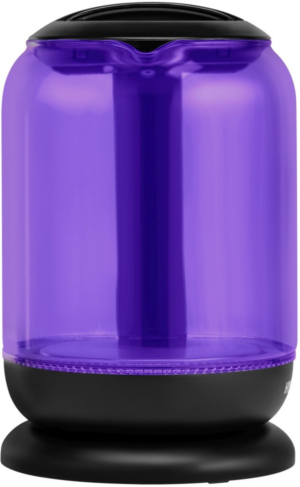 Чайник электрический Hyundai HYK-G5809 1.7л. 2200Вт фиолетовый/черный корпус: стекло