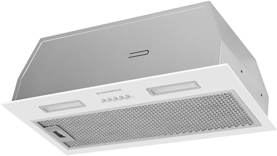 Вытяжка встраиваемая Maunfeld THAMES 603PM белый управление: кнопочное (1 мотор)  