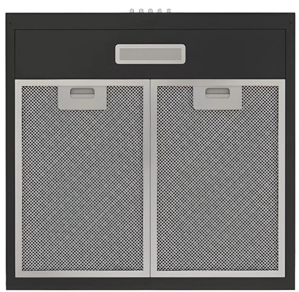 Вытяжка встраиваемая Elikor ECO BK 50 черный управление: кнопочное (2 мотора)  