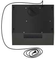 Вытяжка встраиваемая Elikor ECO BK 50 черный управление: кнопочное (2 мотора)