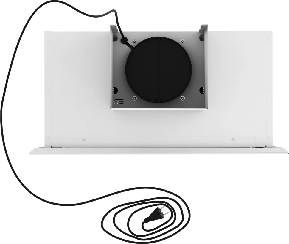 Вытяжка каминная Elikor Метеорит 60П-700-Э4Д белый управление: электронное (1 мотор)