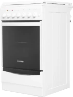 Плита Комбинированная Gefest 5102-02 белый (металлическая крышка) реш.чугун