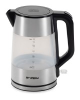 Чайник электрический Hyundai HYK-P4026 1.9л. 2200Вт черный корпус: пластик