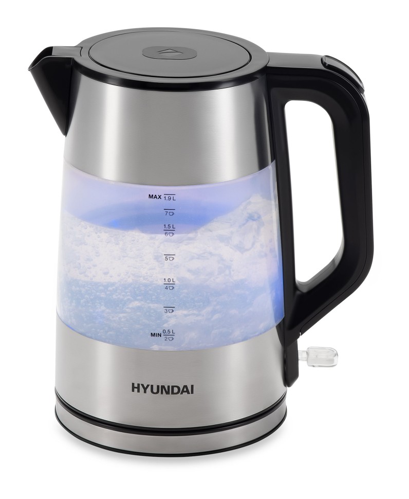 Чайник электрический Hyundai HYK-P4026 1.9л. 2200Вт черный корпус: пластик  