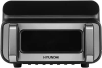 Аэрогриль Hyundai HYF-9080 2000Вт черный/серебристый