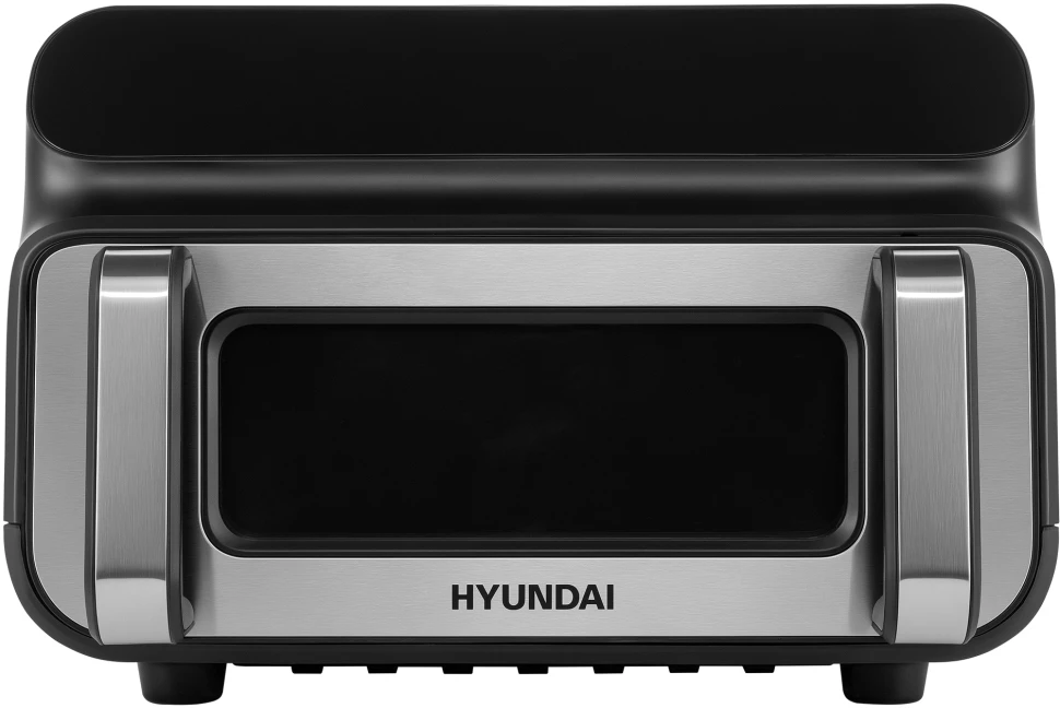 Аэрогриль Hyundai HYF-9080 2000Вт черный/серебристый