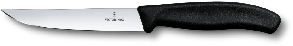 Нож кухонный Victorinox Swiss Classic (6.7903) стальной для стейка лезв.120мм прямая заточка черный  