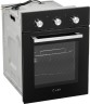 Духовой шкаф Электрический Lex EDM 4570 BL стекло черное