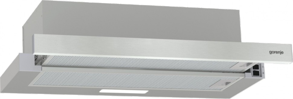 Вытяжка встраиваемая Gorenje TH606E4X нержавеющая сталь управление: кнопочное (1 мотор)  